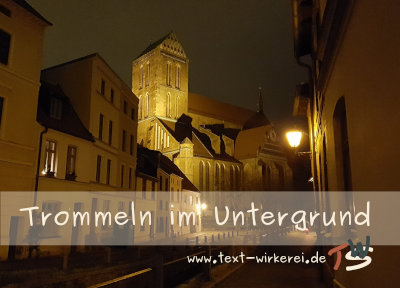 Das Heftcover zum Krimi 'Trommeln im Untergrund'