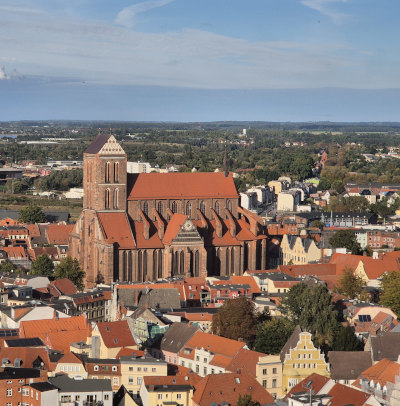 Foto: Nicolai-Kirche in Wismar'